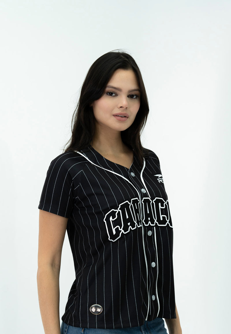 CAMISA DE JUEGO VISITANTE DAMA LEONES DEL CARACAS