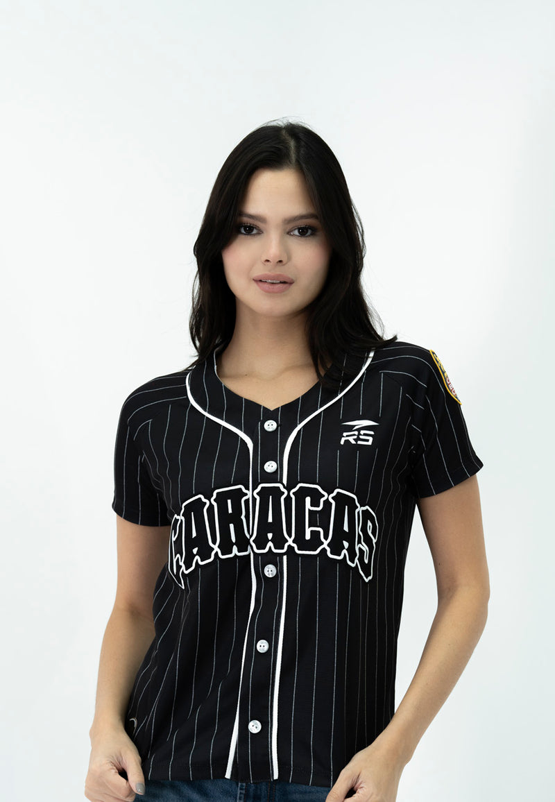 CAMISA DE JUEGO VISITANTE DAMA LEONES DEL CARACAS